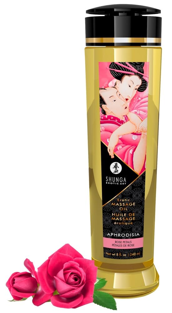 Shunga Erotic Massage Oil Aphrodisia-Roses 8oz