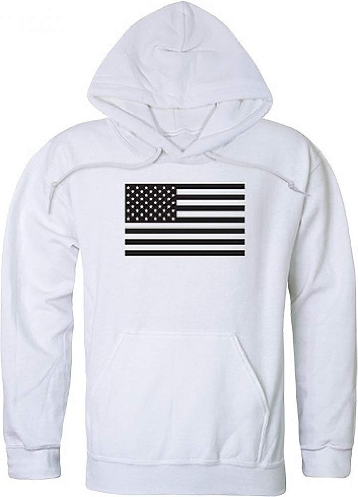 Graphic Pullover, Tonal Flag, White, S