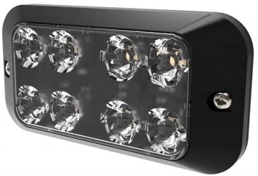 Strobe Light,8 LED,Clear Lens