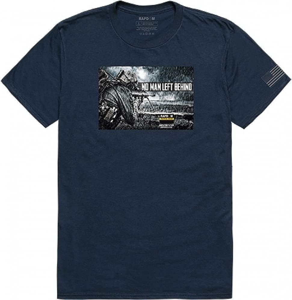 Tactical Graphic T, No Men Left, Navy, L