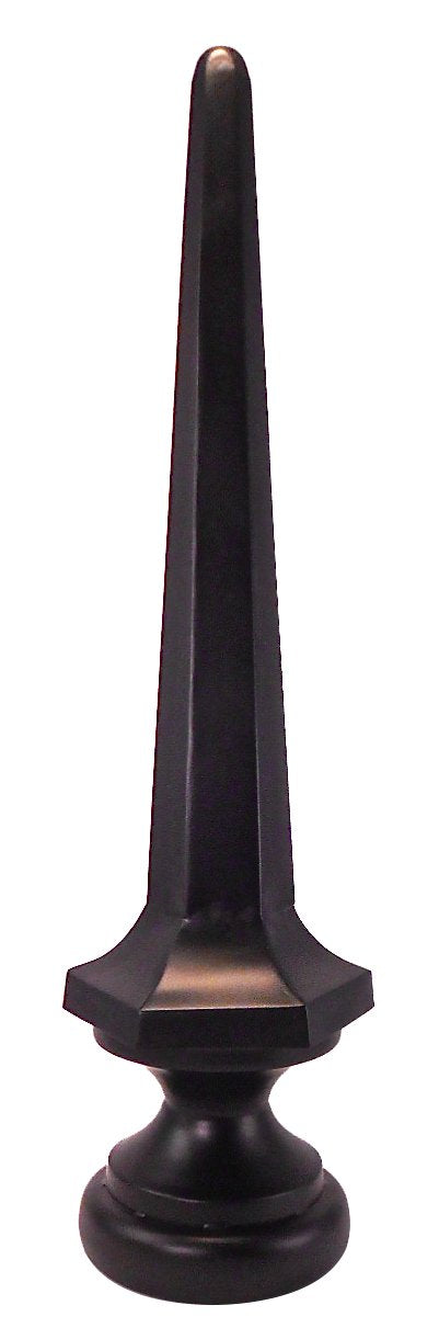 Dalvento -  Kyoto Finial- Black Matte on Steel-Large