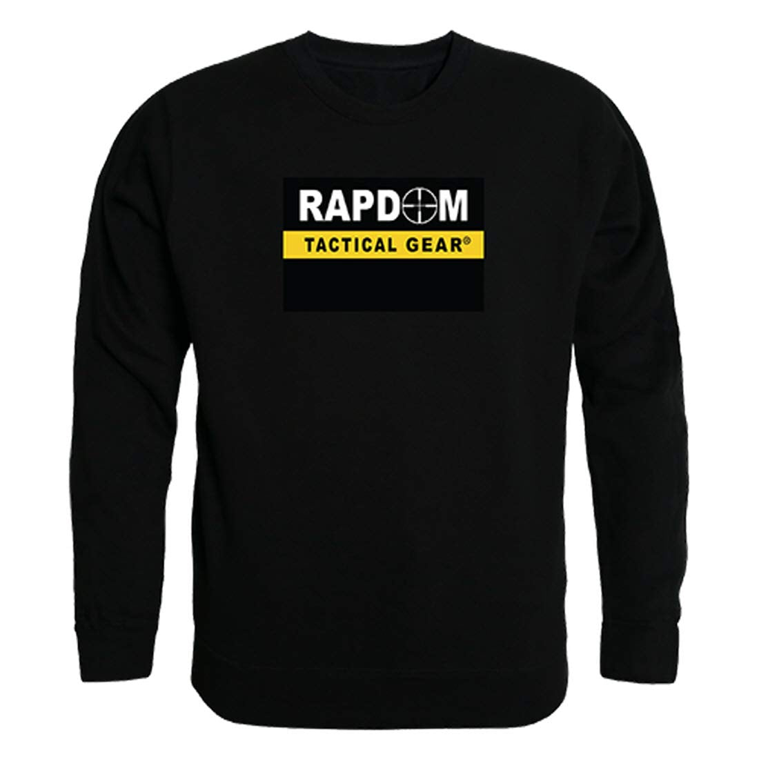 Graphic Crewneck, RAPDOM, Black, 2X