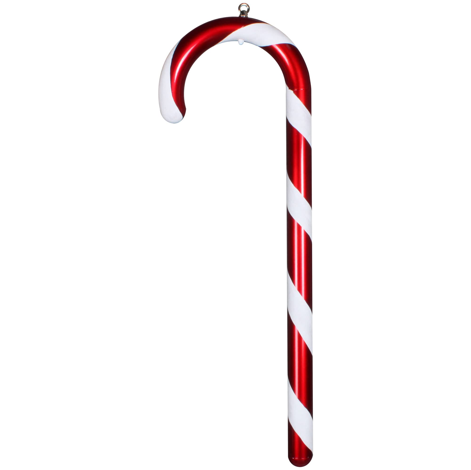 Casafoyer 24” Red Candy Cane/White Glitter - (Pack Of 2)