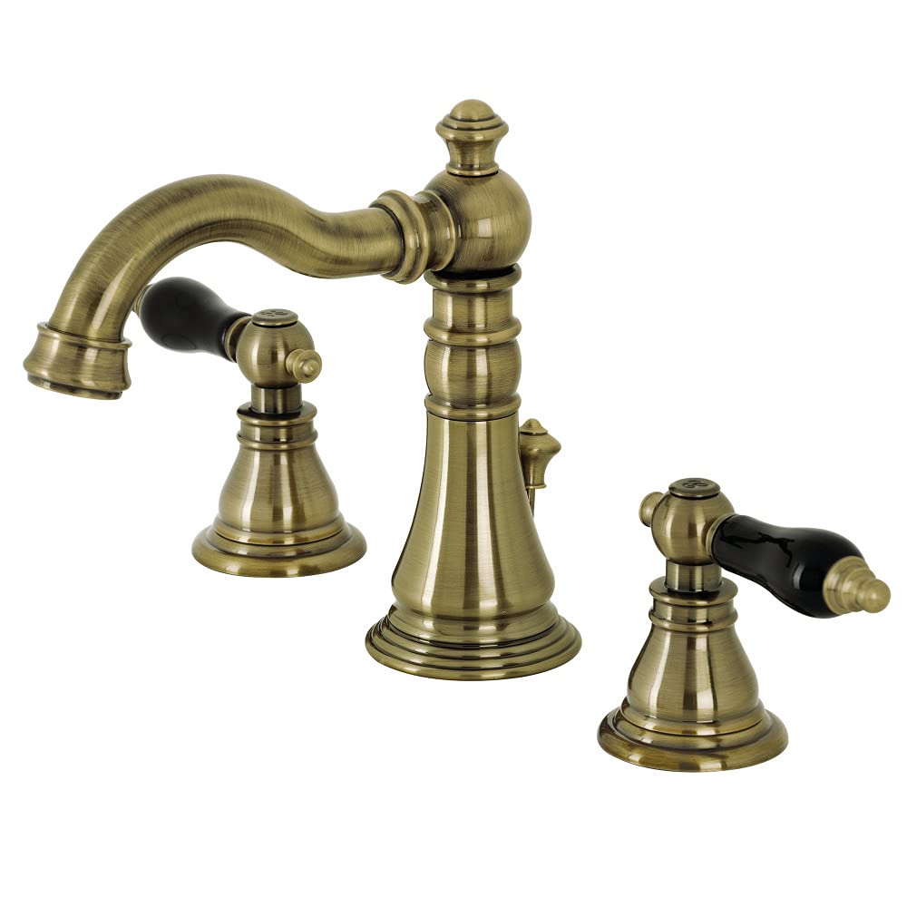 Kingston Brass Fsc19733Akl Duchess Widespread Bathroom Faucet, Antique Brass