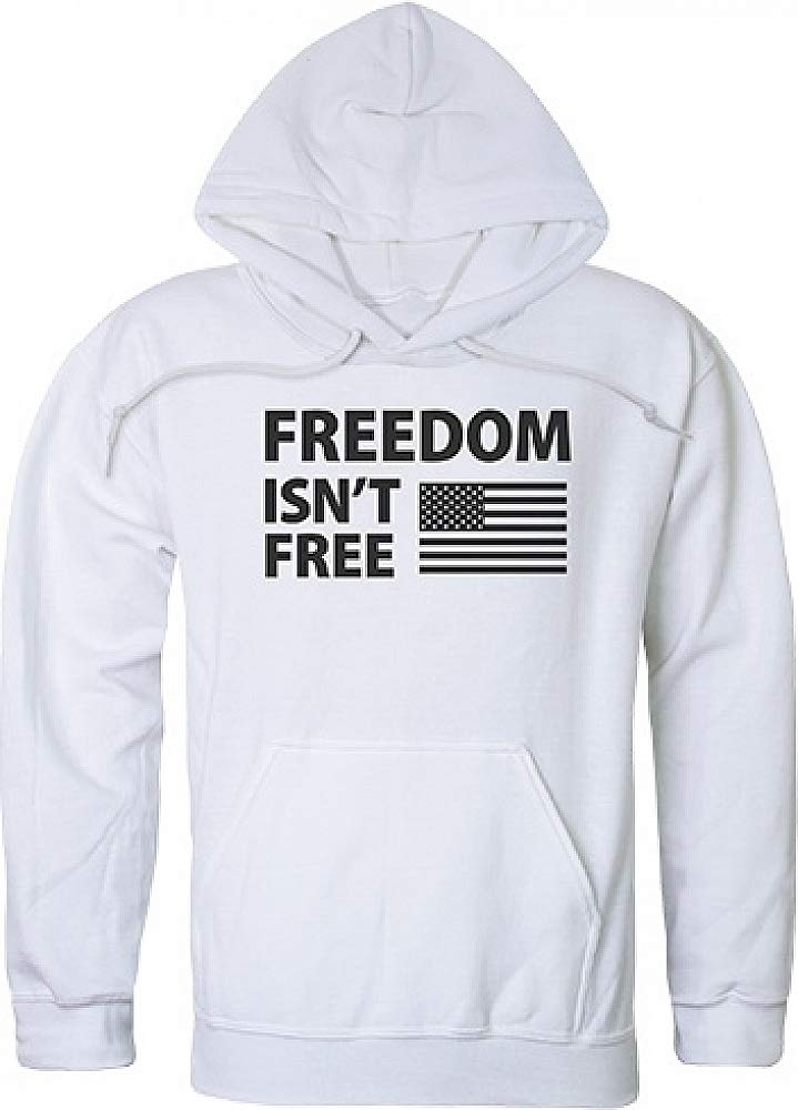 Graphic Pullover, Freedom Isnt, White, L