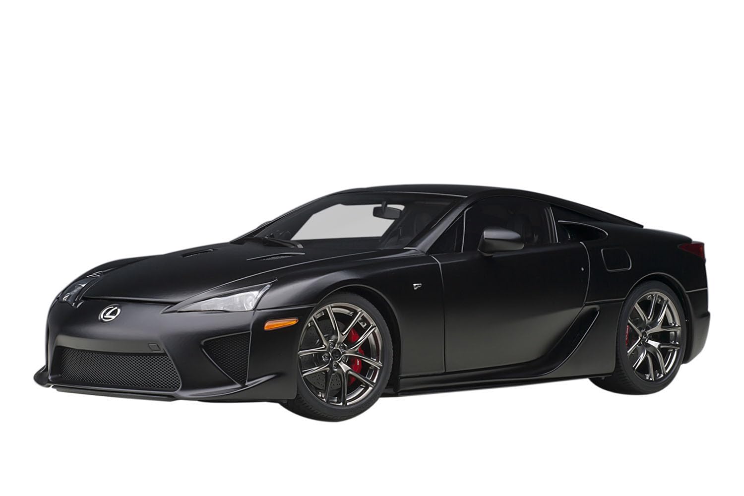 Lexus LFA Matt Black 1/18 Model Car by Autoart