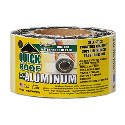 Cofair Qr325 Quick-Roof Waterproof Repair, 3 Inches X 25 Feet