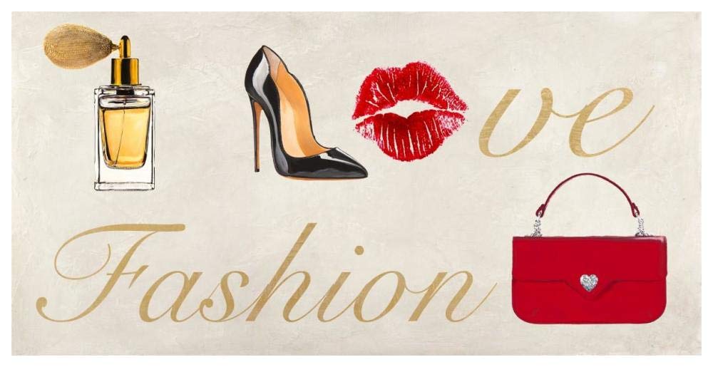 I Love Fashion-Paper Art-62x32”