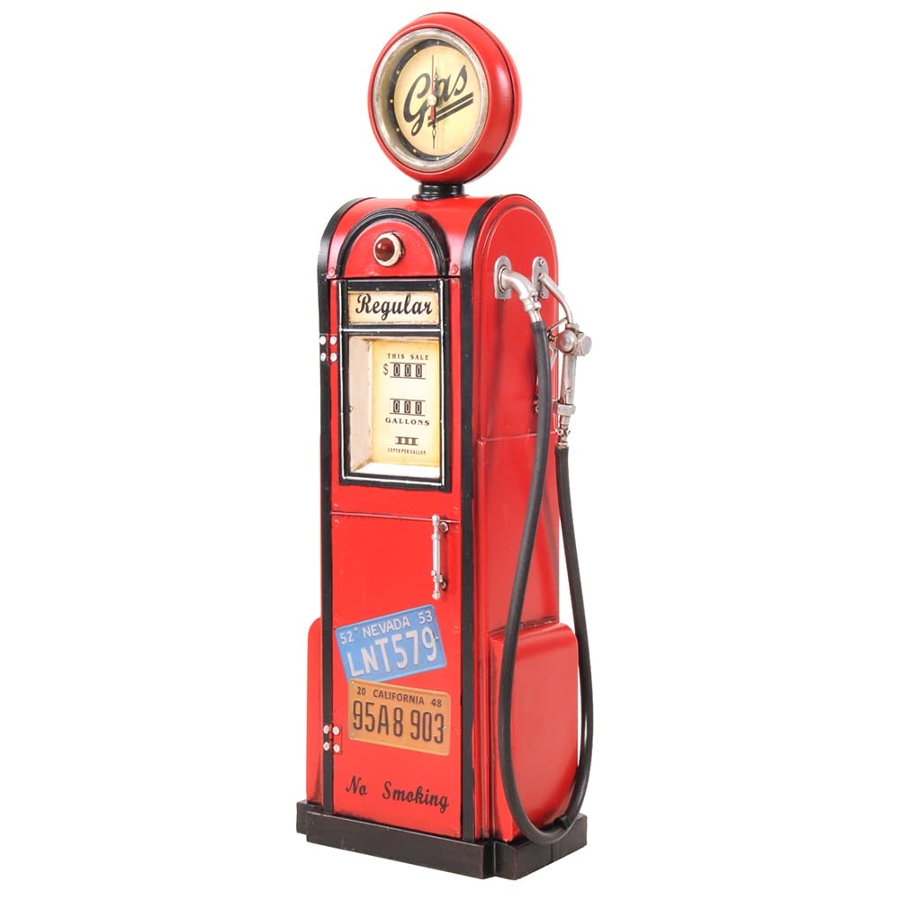 Gas Pump W/Clock 1:4