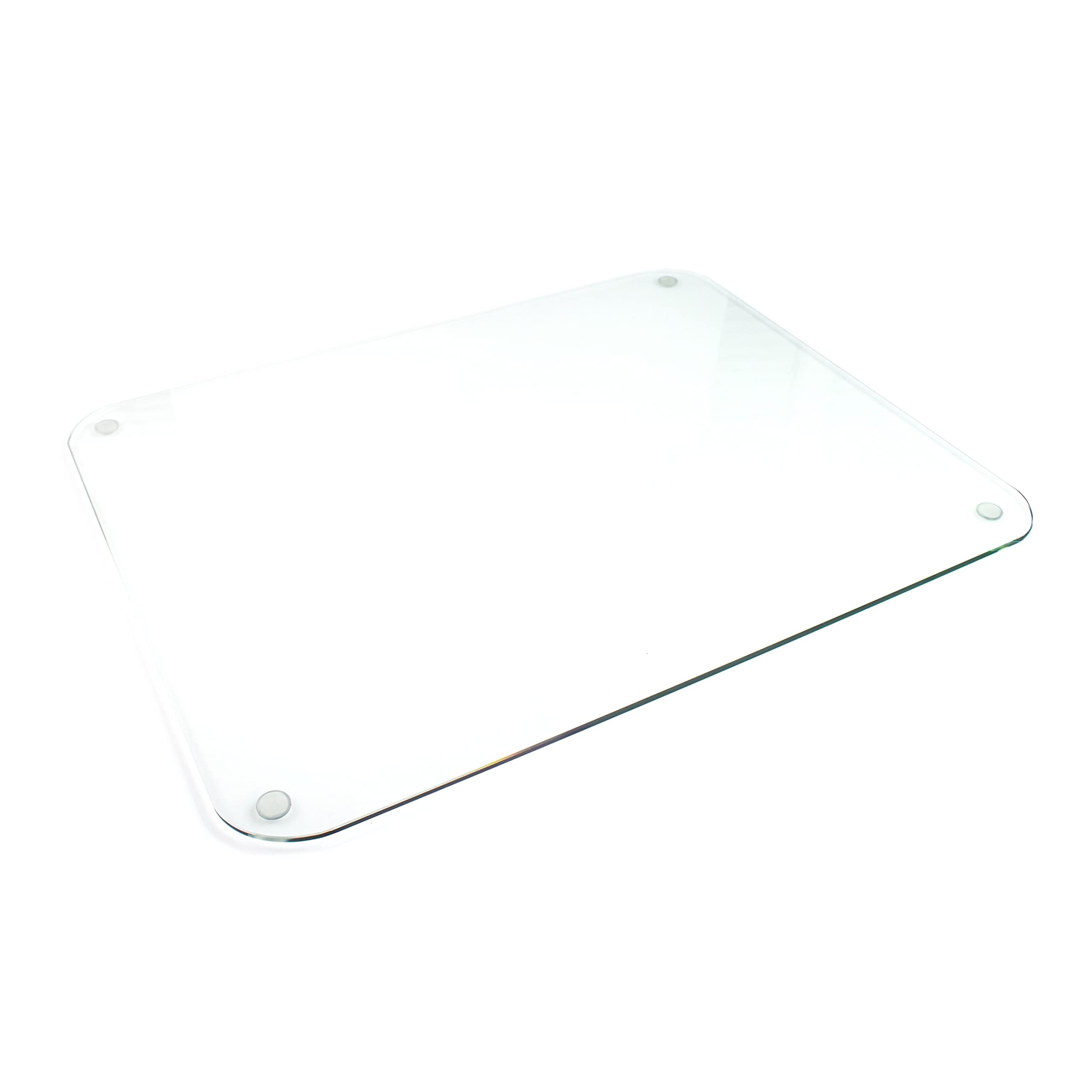 Desktex Pack of 2 Polycarbonate Rectangular Desk Pads with Anti-Slip Backing - 19 x 24″″