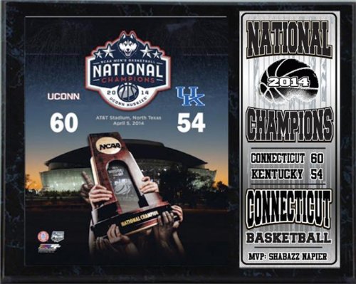 12x15 Stat Plaque - University of Conneticut Champions