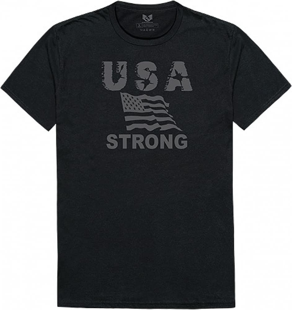 Relaxed Graphic T, USA Strong 2, Black, XL