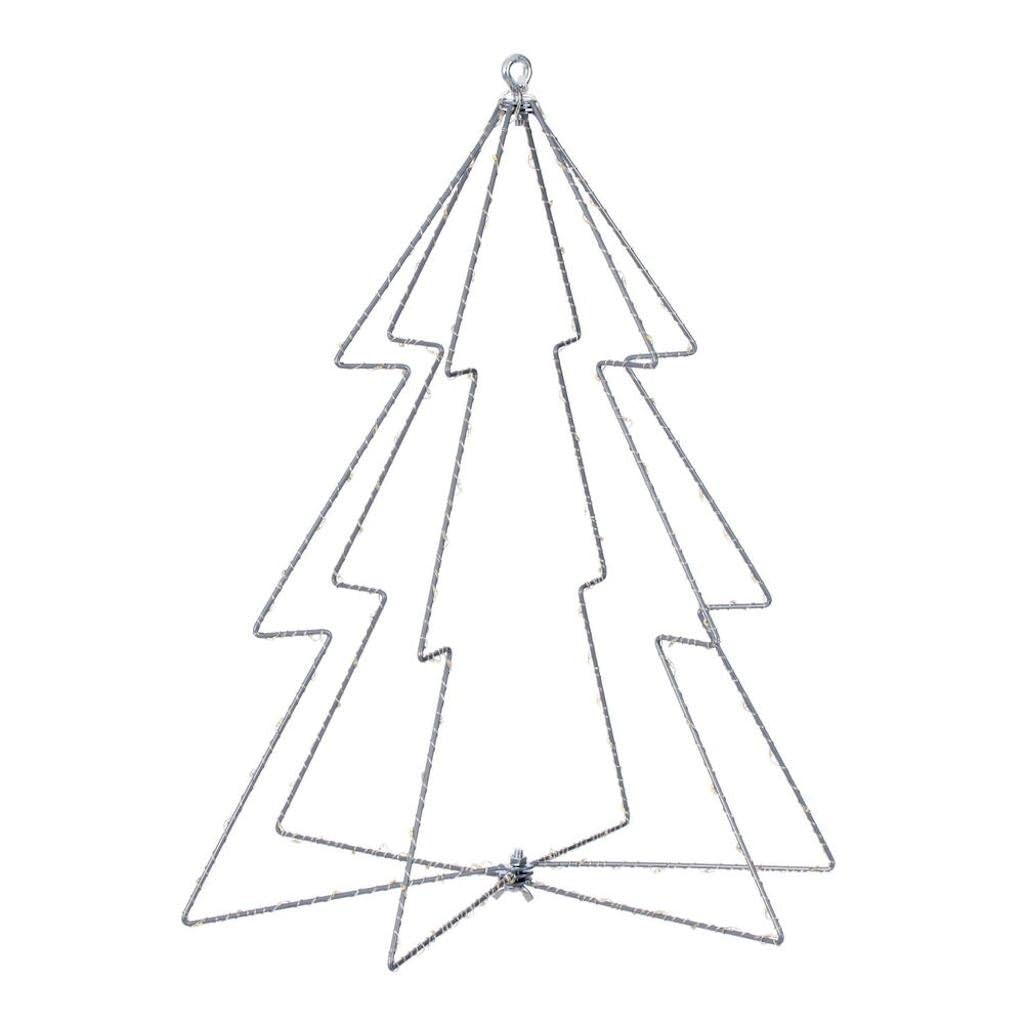 Casafoyer 180Ltx18” WW Tw LED Tree Wire Silhouette - (Pack Of 2)