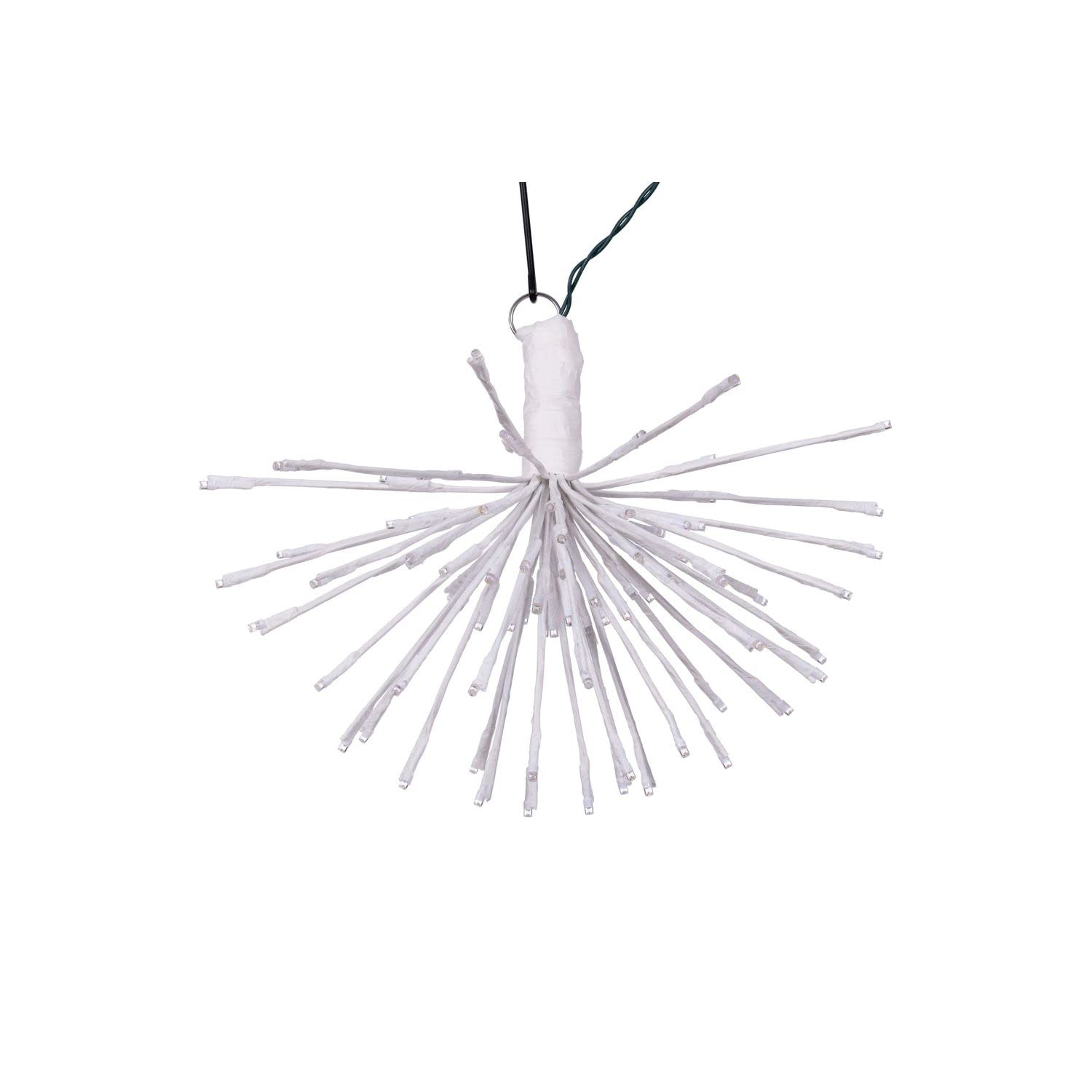 Casafoyer 8-Light 16” White Starburst Warm White Twinkle LED Lights Set ( Pack of 2 )