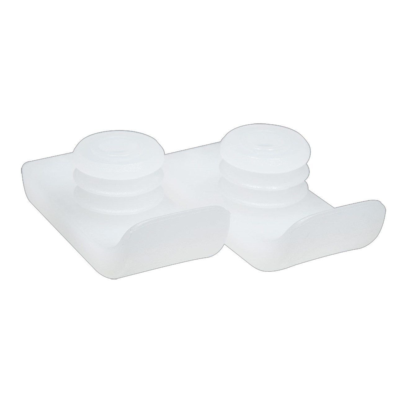 Walker Ski Glides, White, 1 Pair