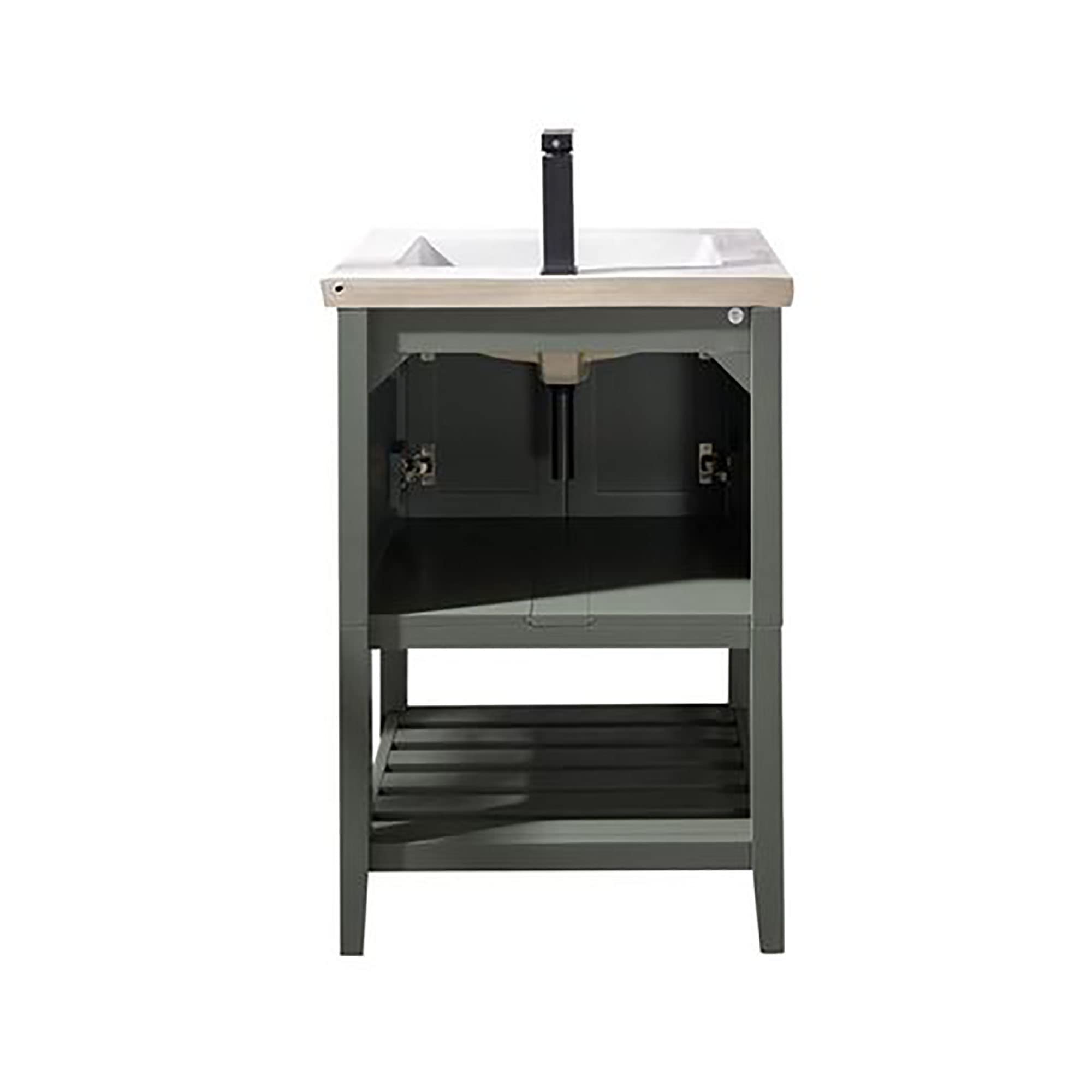 Legion Furniture 24-Inch Kd Pewter Green Sink Vanity