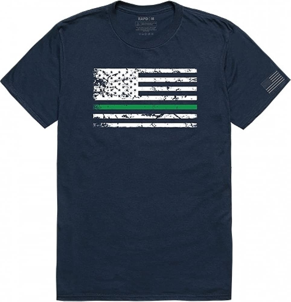 Tactical Graphic Tee, TGL Flag, Navy, M