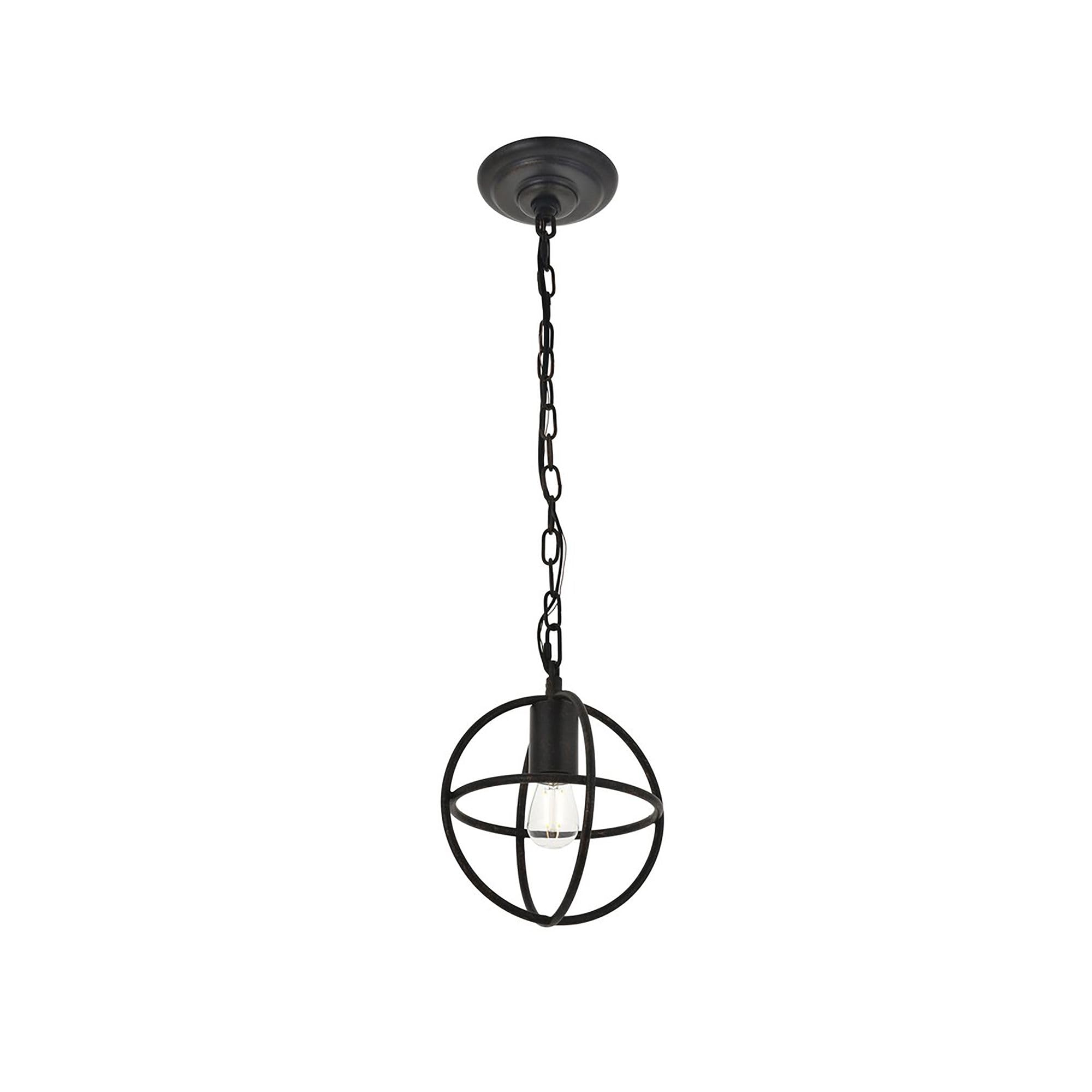 Octavia 1 light dark brown Pendant