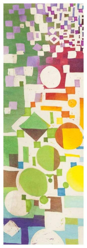 Multicolor Pattern II-Paper Art-26x74”