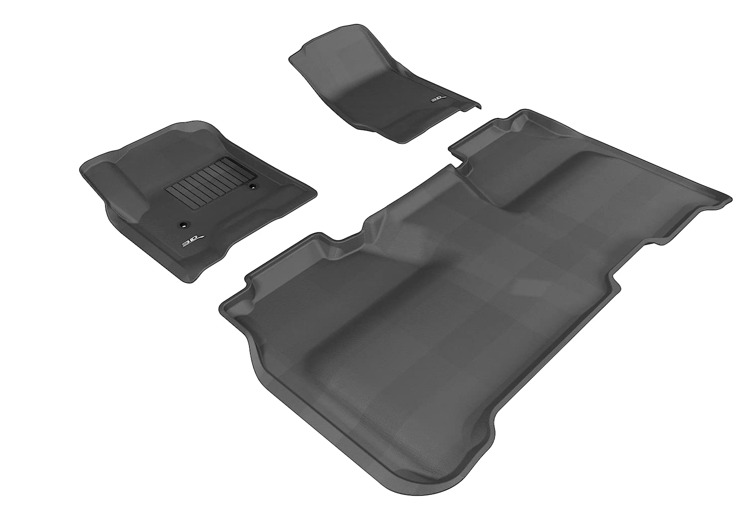 3D MAXpider GMC SIERRA 1500 CREW CAB 2014-2018 / 2500HD / 3500HD CREW CAB 2015-2019 KAGU BLACK R1 R2