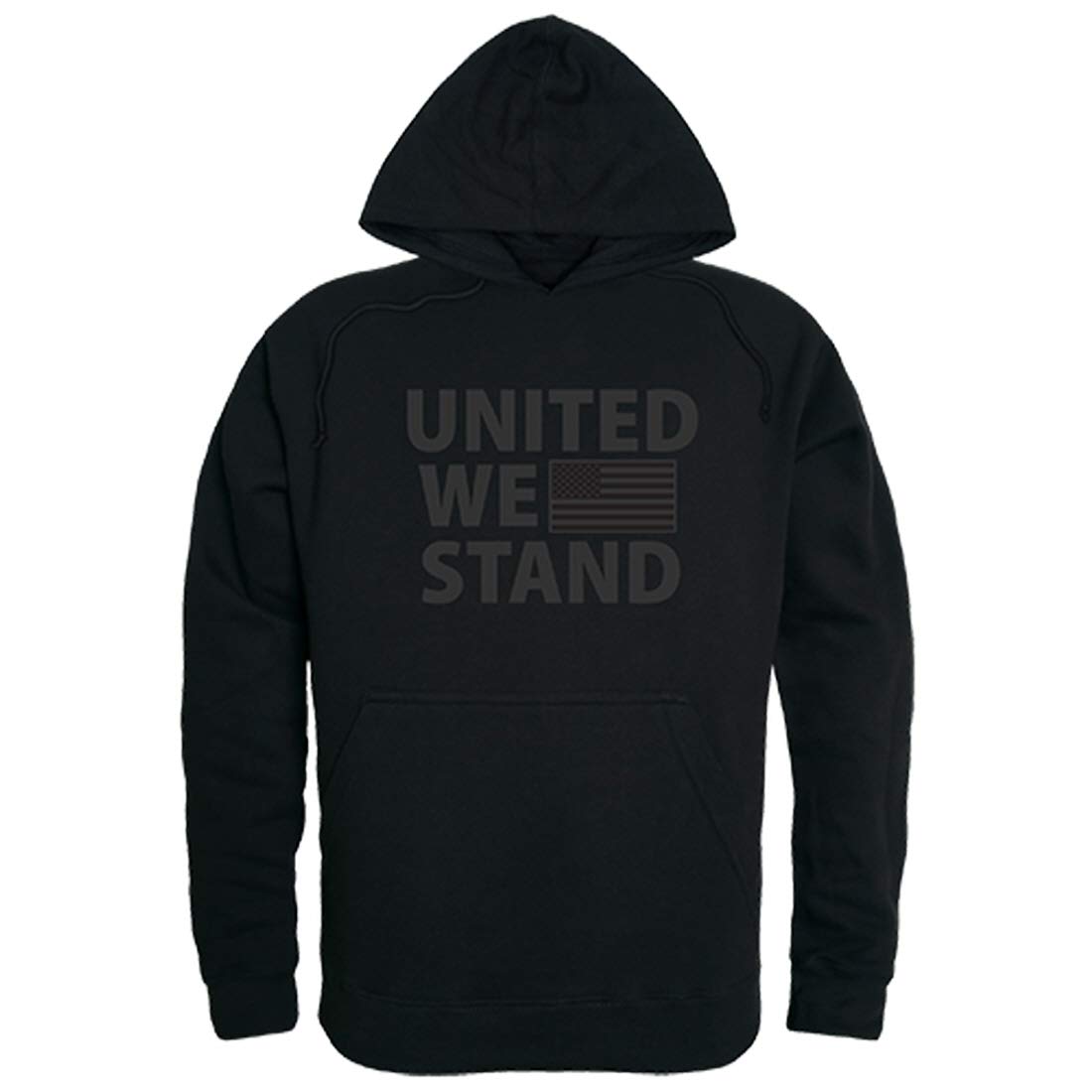 Graphic Pullover,United We Stand,Black, XL