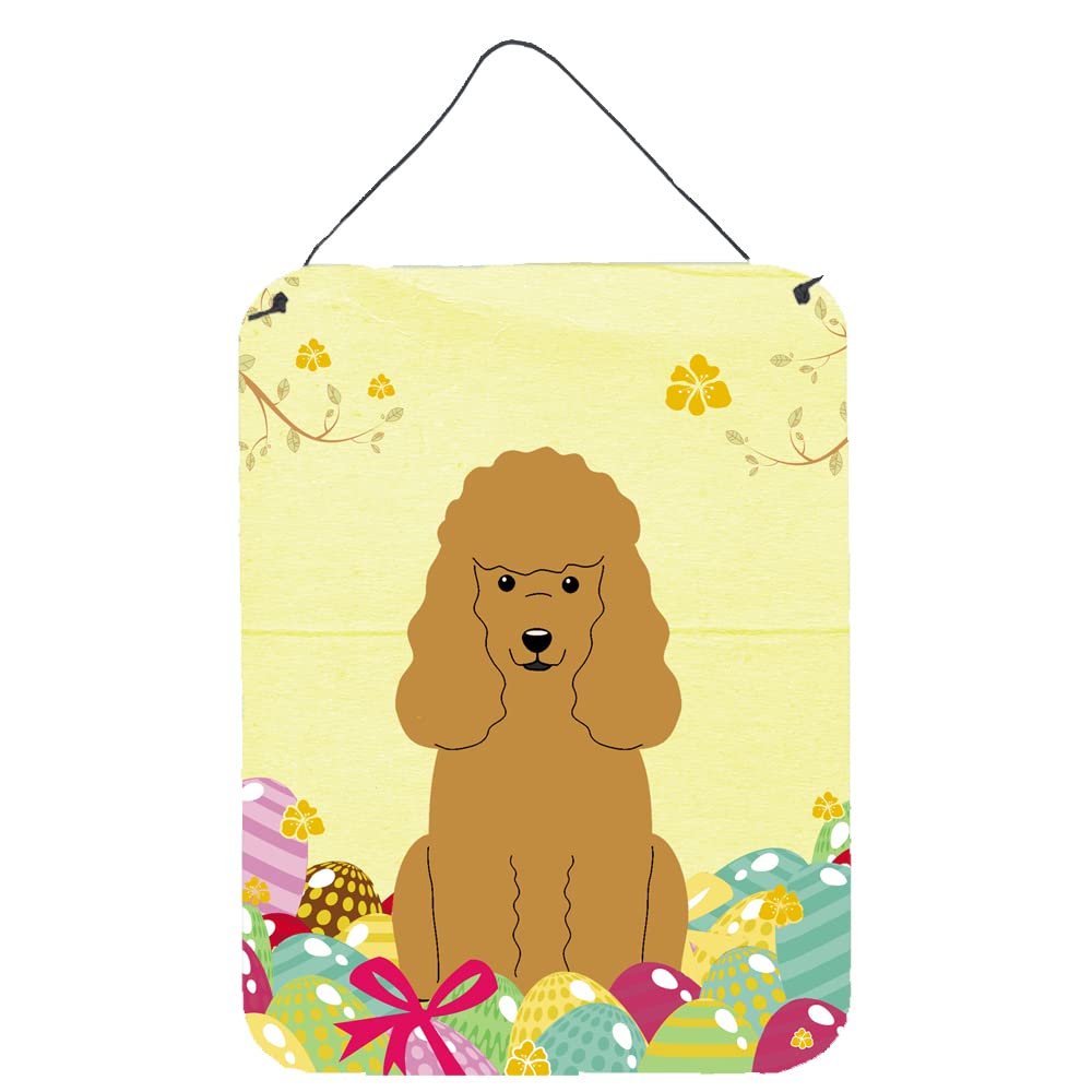 Easter Eggs Design with Dog Wall or Door Hanging Prints