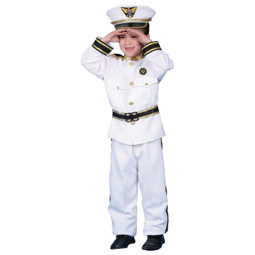 Deluxe Navy Admiral Costume Set - Large 12-14