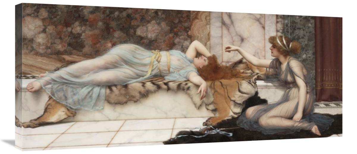 Mischief and Repose-Canvas Art-40x17.6”