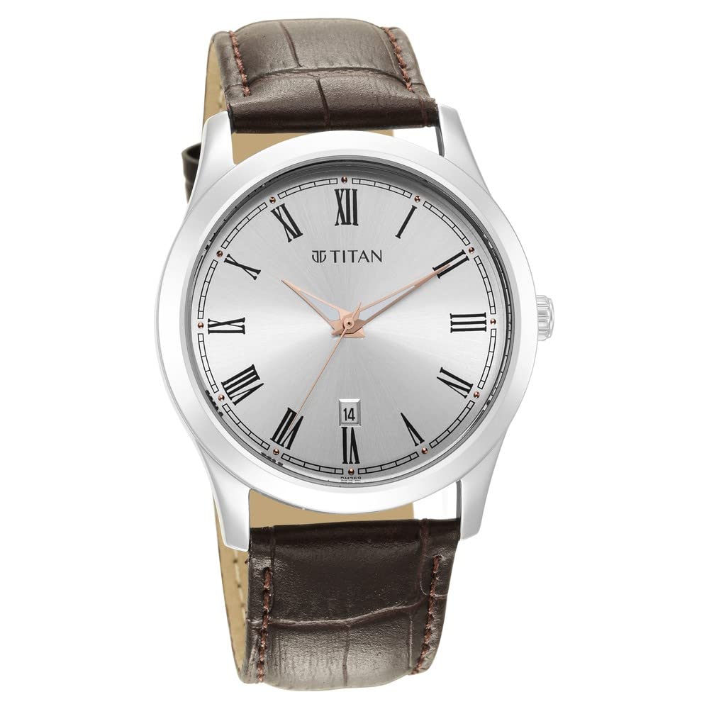 Titan Trendsetters With Silver White Dial, strap