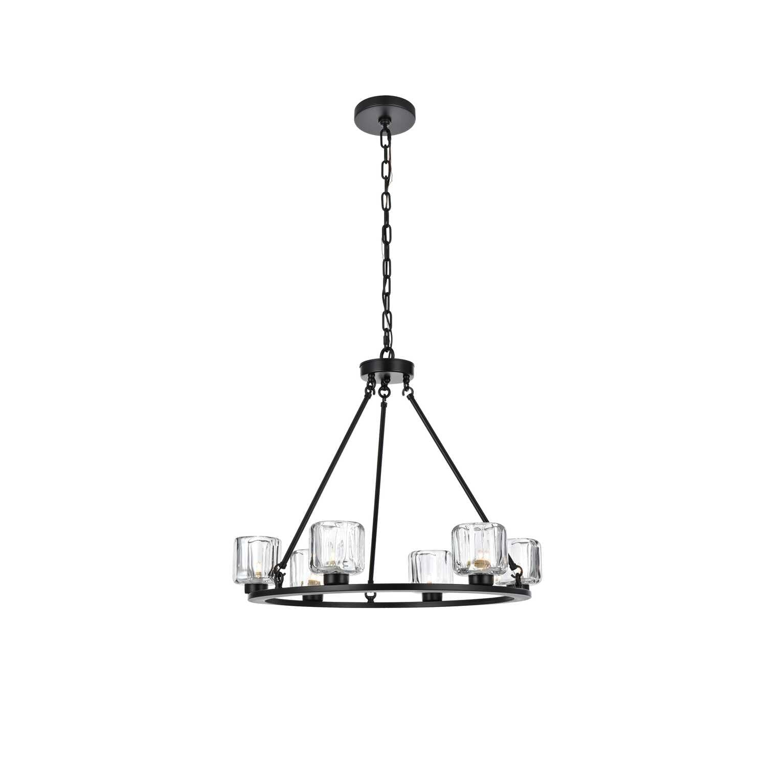 Cadence 26 inch Chandelier in Black