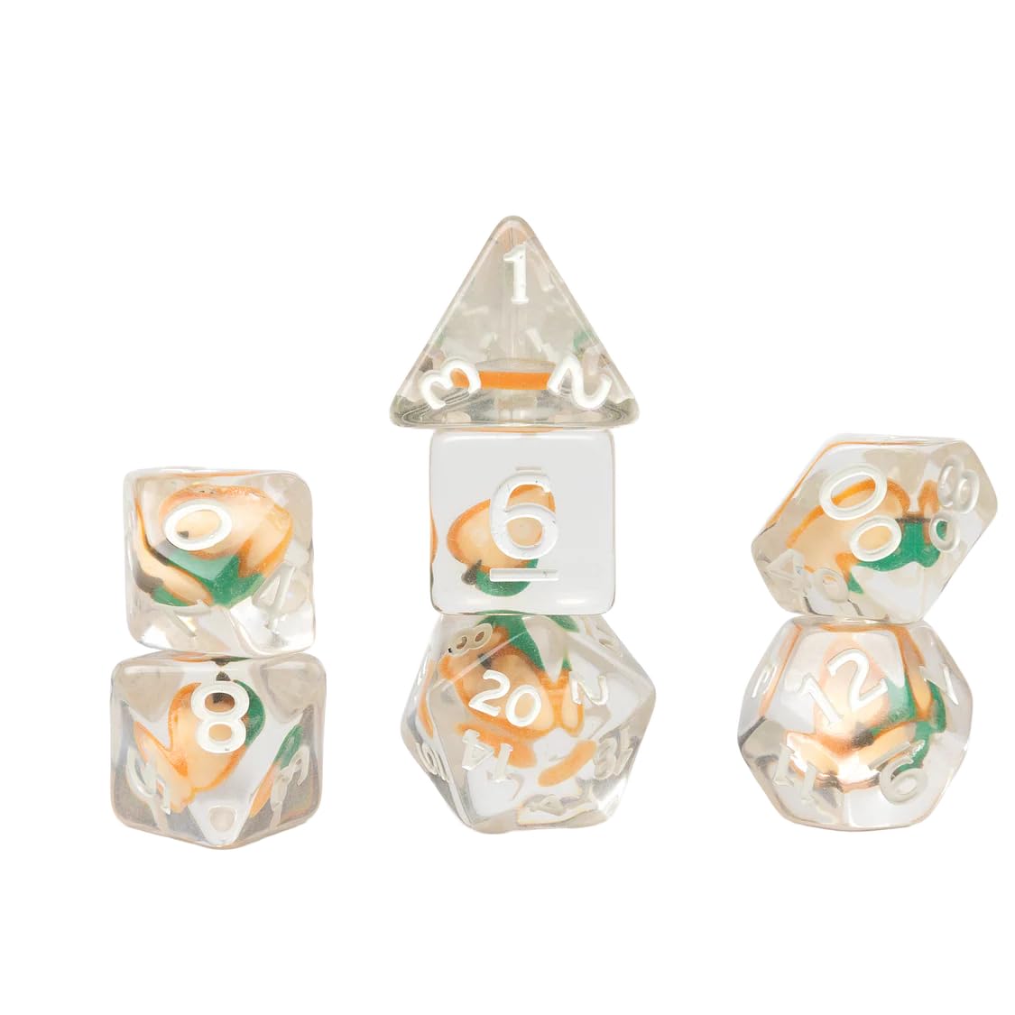 Sirius Dice 7-Set Fruit Dice: Peach