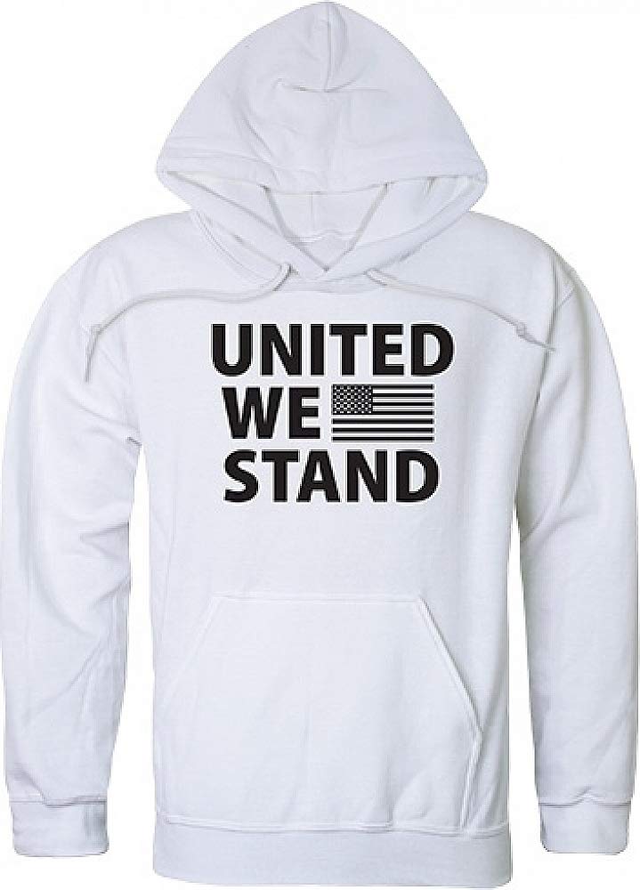 Graphic Pullover,United We Stand,White, XL