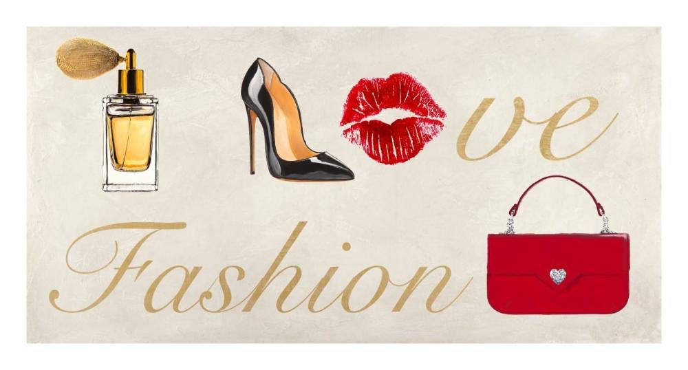 I Love Fashion-Paper Art-26x14”