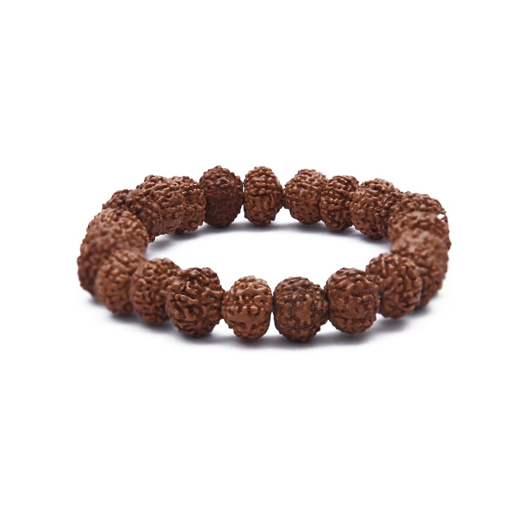 Astrotalk 7 Mukhi Rudraksha Bracelet | Powerful Shield of Positivity & Growth | Natural original Rudraksha Beads | Astrology Unisex Bracelet for Men & Women