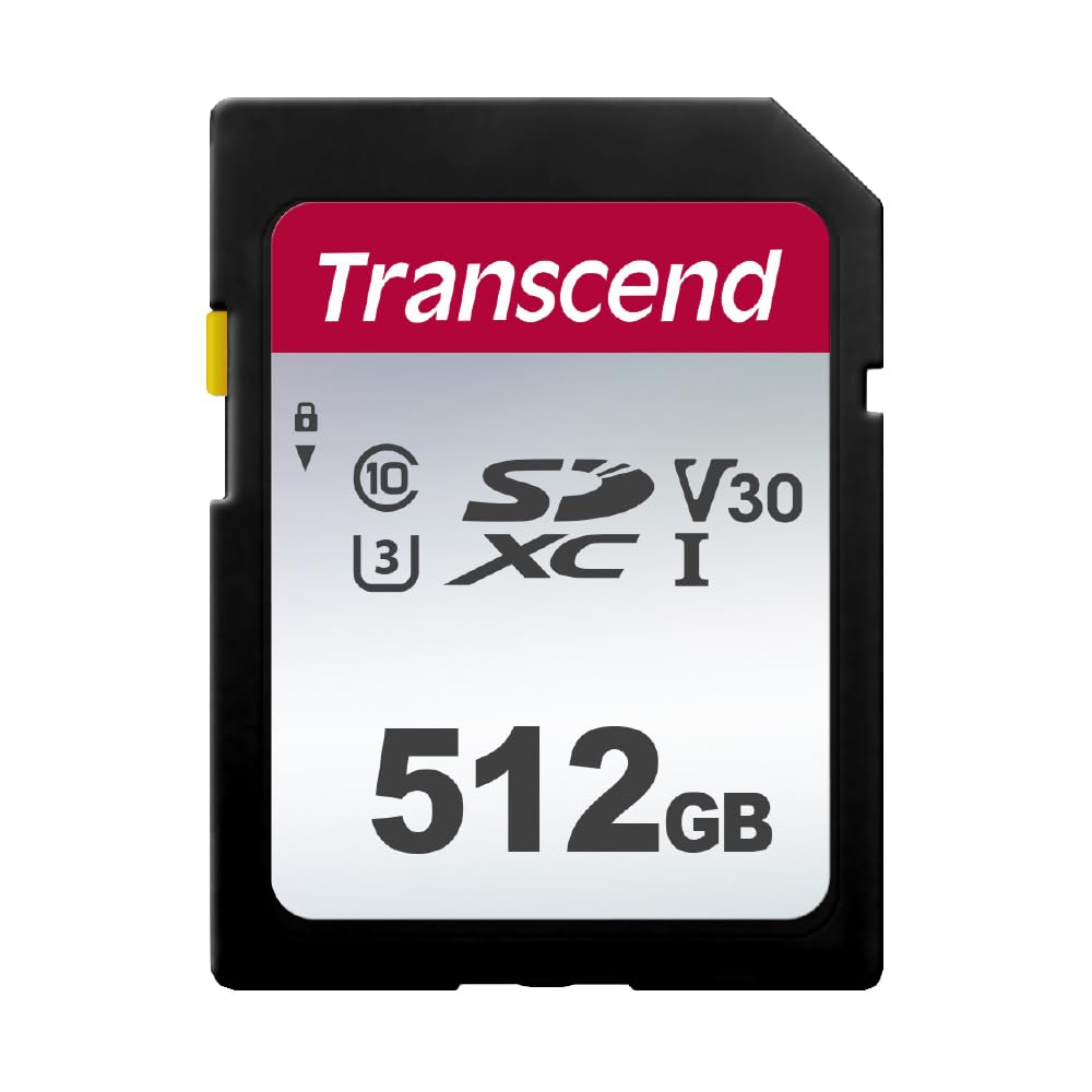 TRANSCEND SDXC 512GB UHS-I U3 300-SERIES