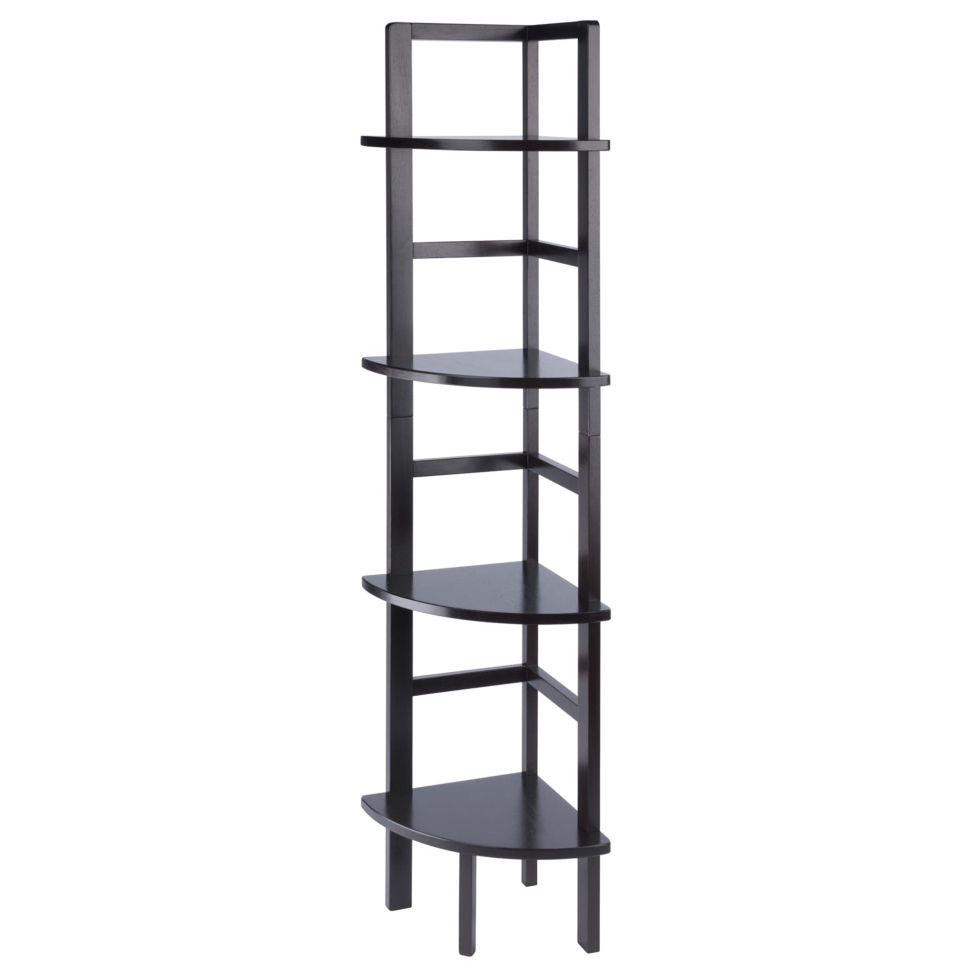 Aiden Corner Bakers Rack, Coffee