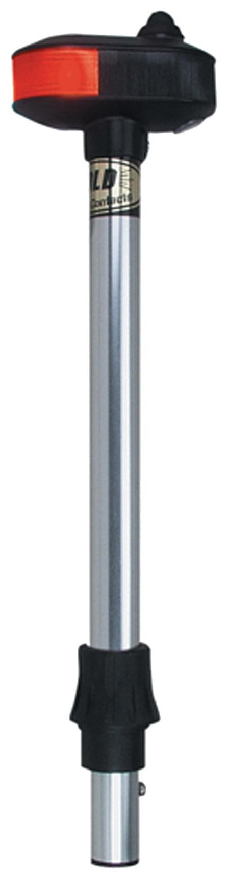 Perko 1421Dp2Chr Removable Bi-Color Pole And Utility Light - 12 Height 0A Rake