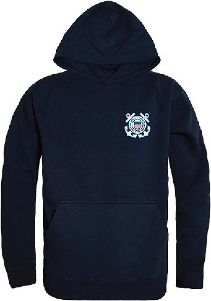 Graphic Pullover, USCG Emblem, Navy, M