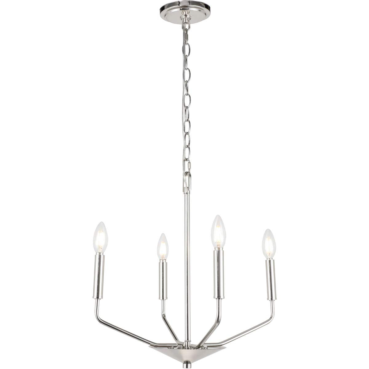 Enzo 4 light Chrome pendant