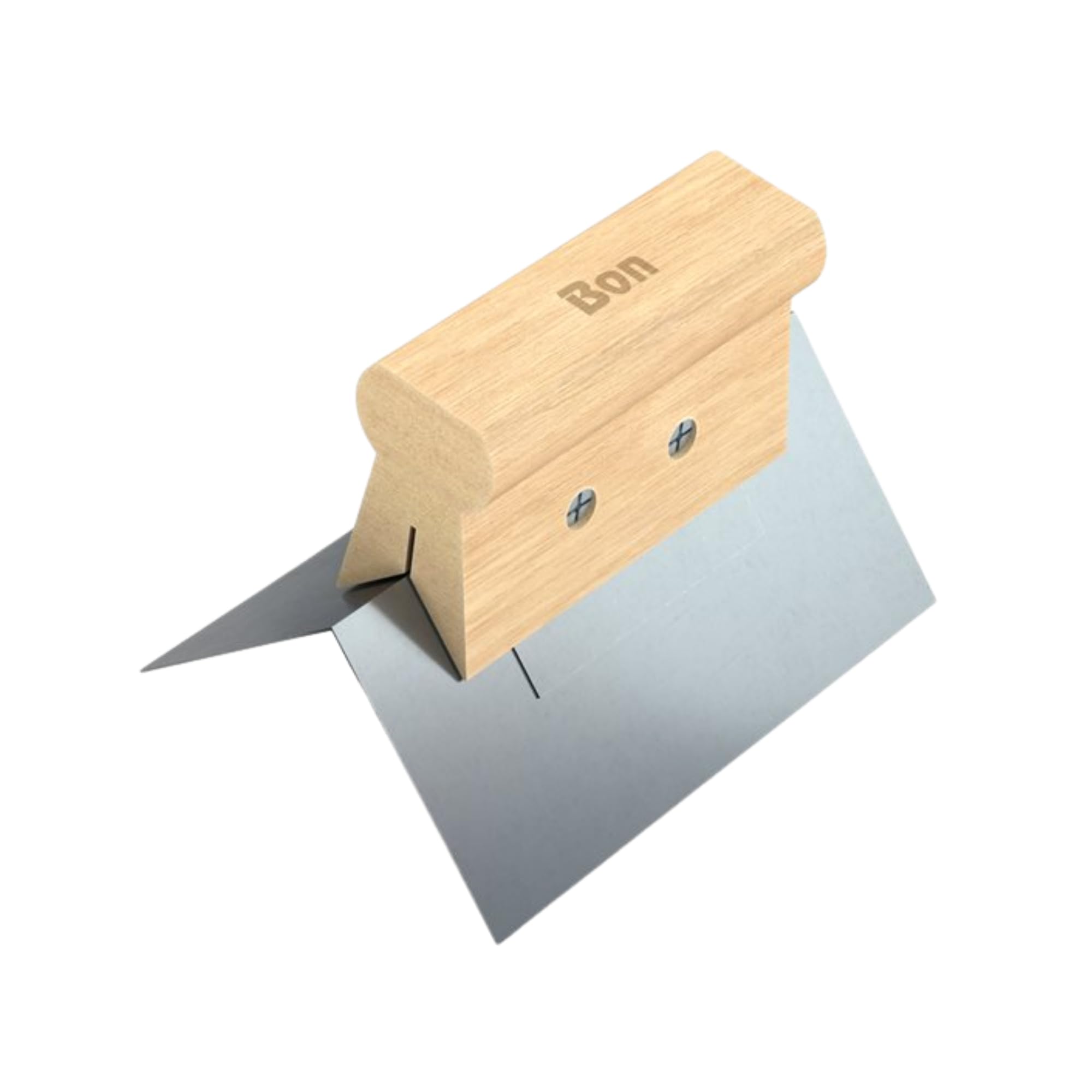 Bon 85-123 Corner Tool - Stainless Steel Outside - 90 Degree-inch - Wood Handle