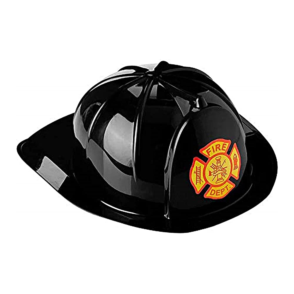 Black Fire Helmet - Adult, one size fits all