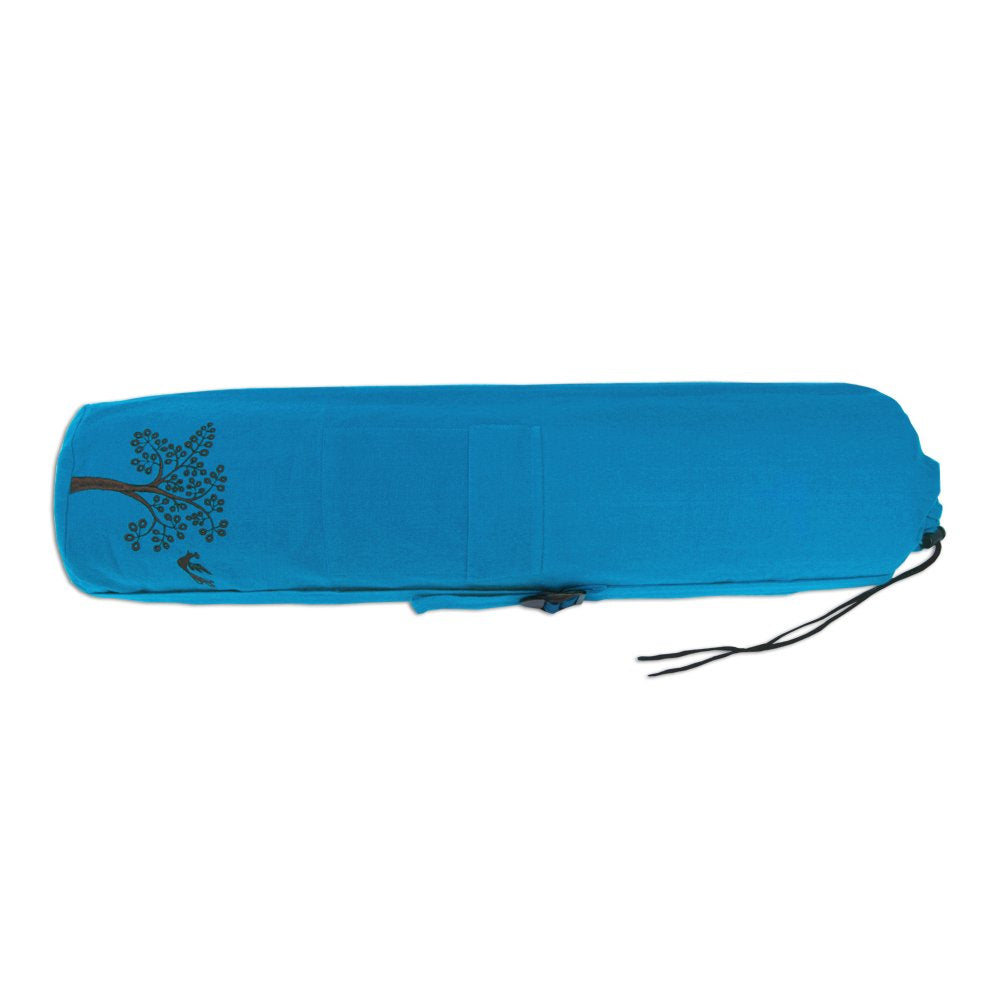 Wai Lana Green????????Organic Cotton Yoga Tote, Waterfall