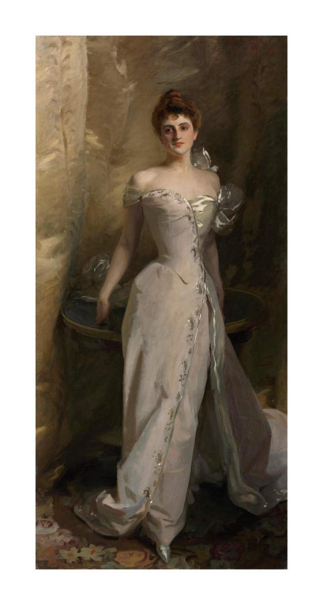 Portrait of Lisa Colt Curtis, 1898 -Paper Art-16.218x32”