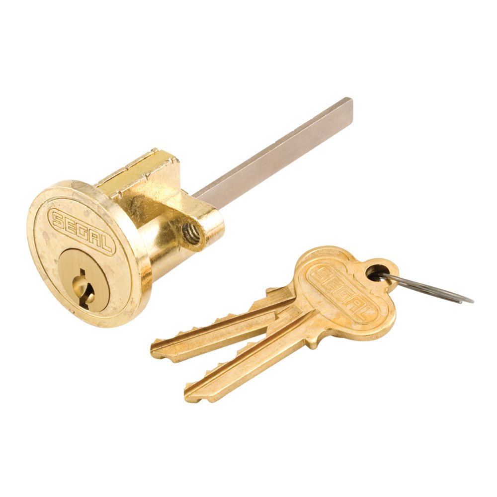 Segal Se 66007 Diecast Key Lock Cylinder, Brass (Single Pack)