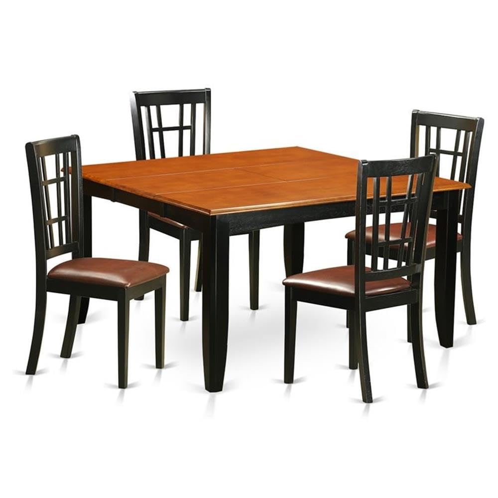 5  Pc  Dining  room  set-Dining  Table  and  4  Wooden  Dining  Chairs