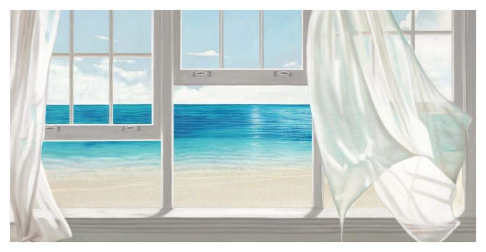 Emerald Seascape-Paper Art-50x26”