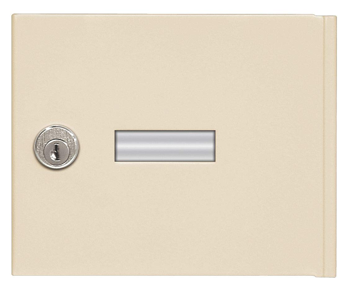 Replacement Door and Lock - Standard A Size - for 4B+ Horizontal Mailbox - with (2) Keys - Sandstone