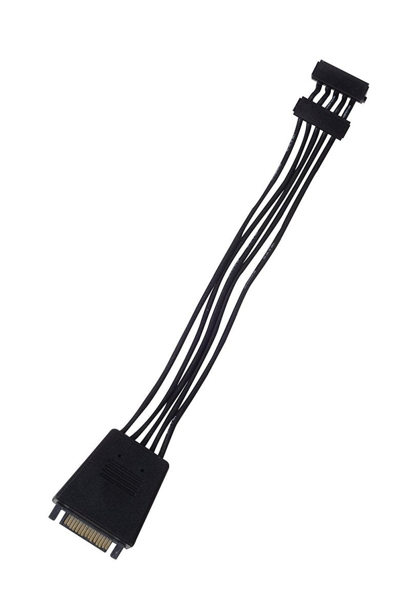 SATA Power Adapter Cable with Capacitor, 1to 2