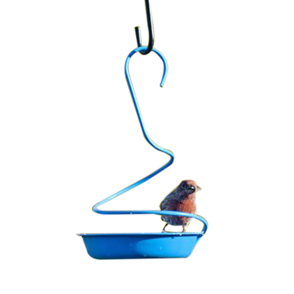 Metal Mealworm Feeder - Blue