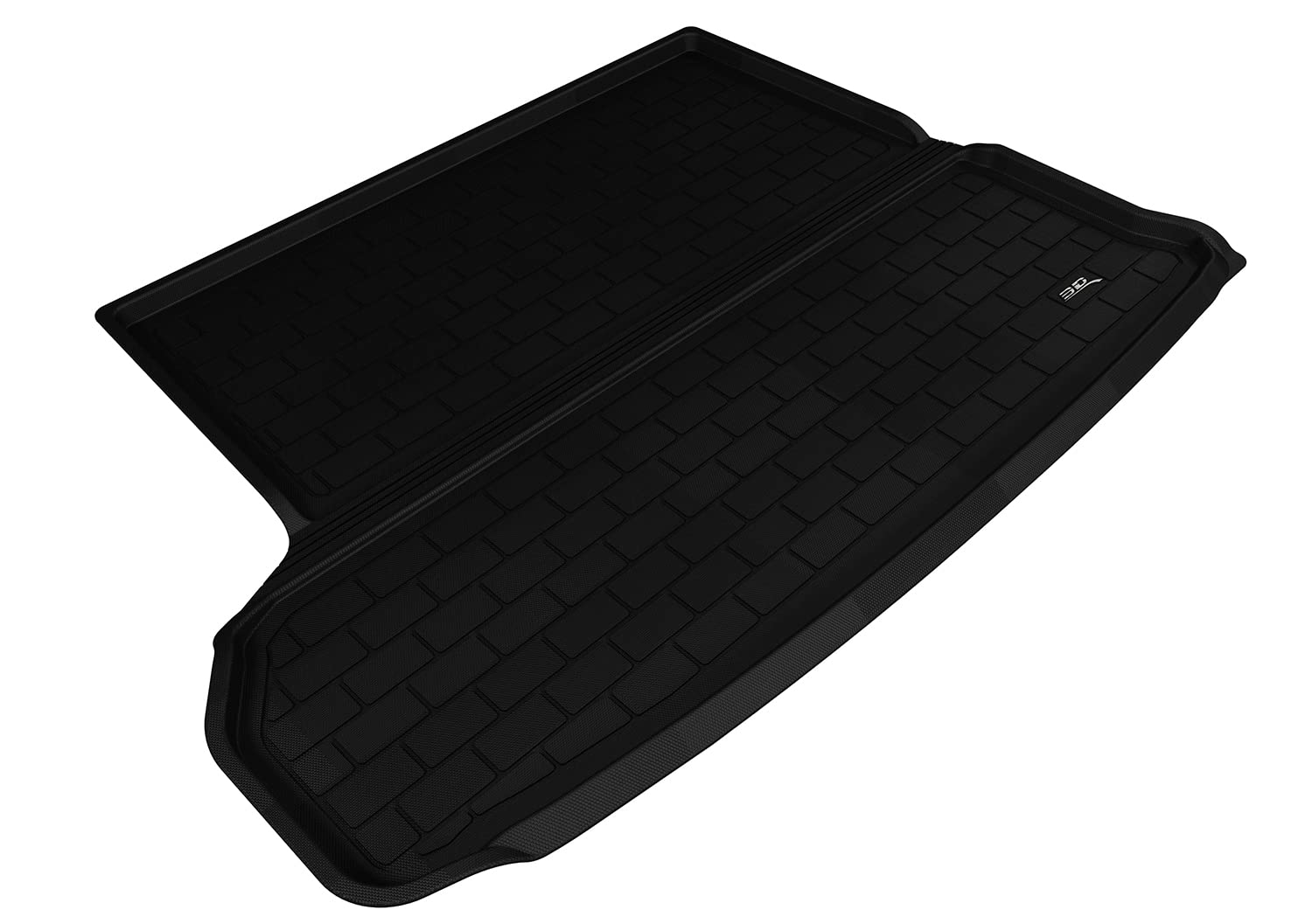3D MAXpider TOYOTA HIGHLANDER 2014-2019 KAGU BLACK BEHIND 2ND ROW STOWABLE CARGO LINER